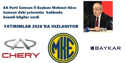 Samsun, Savunma ve Otomotivin Yeni Başkenti Olacak